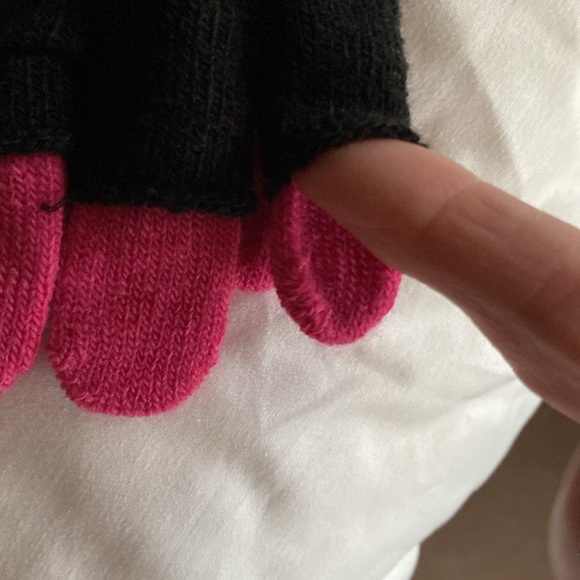 Colorful Winter knit gloves - Picture 3 of 5